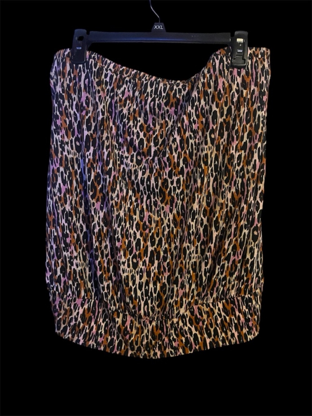 torrid Leopard Print Tube Top in Black, Brown, Pink